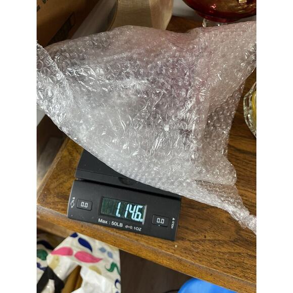 Vintage Glass Red Ruby Trophy Pedestal Vase Handled‎ MCM - Picture 16 of 16